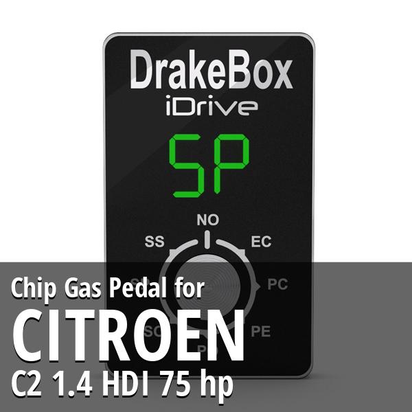 Chip Citroen C2 1.4 HDI 75 hp Gas Pedal