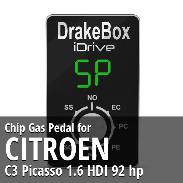 Chip Citroen C3 Picasso 1.6 HDI 92 hp Gas Pedal