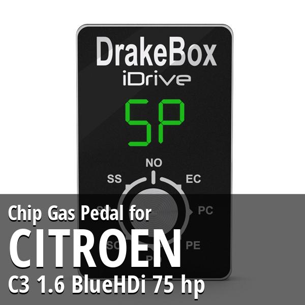 Chip Citroen C3 1.6 BlueHDi 75 hp Gas Pedal