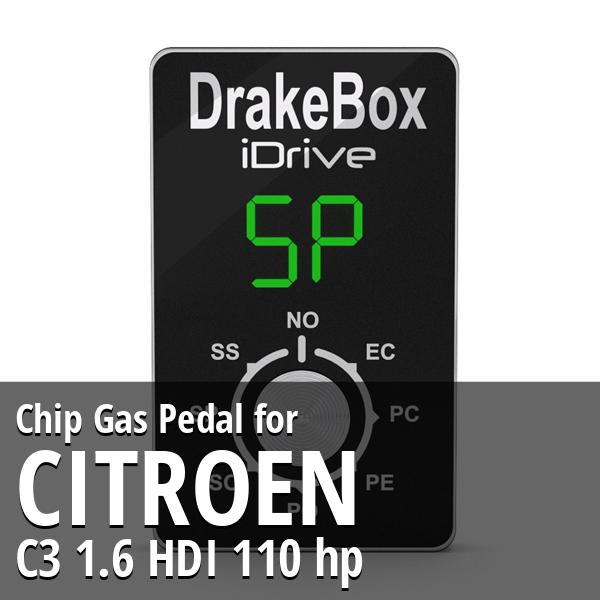 Chip Citroen C3 1.6 HDI 110 hp Gas Pedal