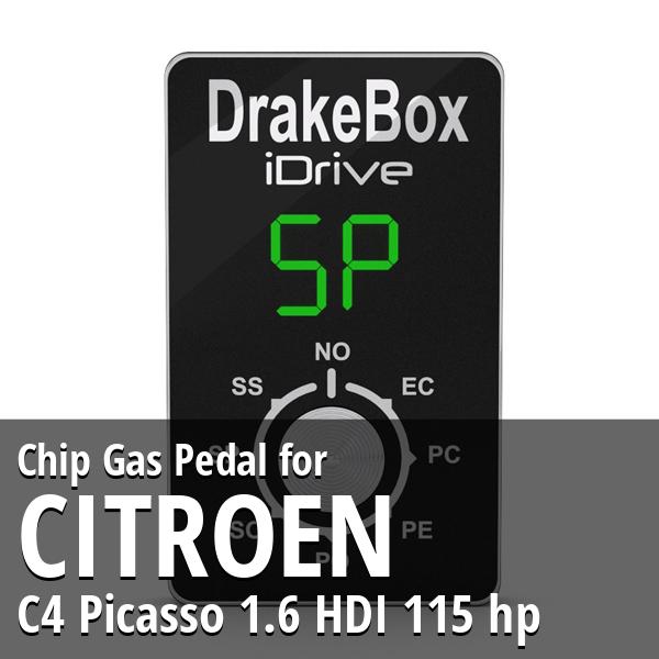 Chip Citroen C4 Picasso 1.6 HDI 115 hp Gas Pedal