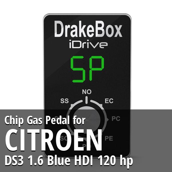 Chip Citroen DS3 1.6 Blue HDI 120 hp Gas Pedal