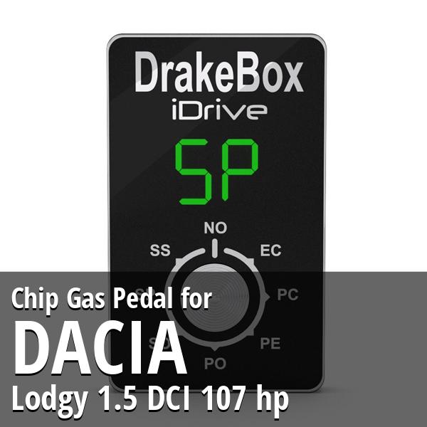 Chip Dacia Lodgy 1.5 DCI 107 hp Gas Pedal