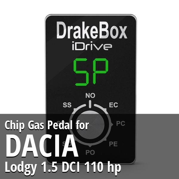 Chip Dacia Lodgy 1.5 DCI 110 hp Gas Pedal