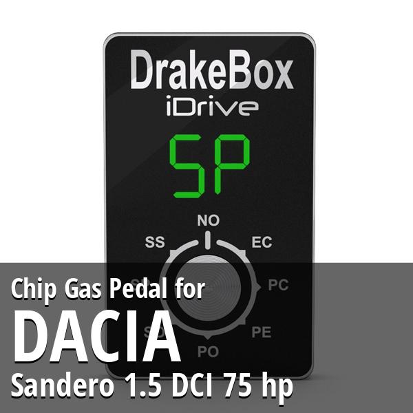 Chip Dacia Sandero 1.5 DCI 75 hp Gas Pedal