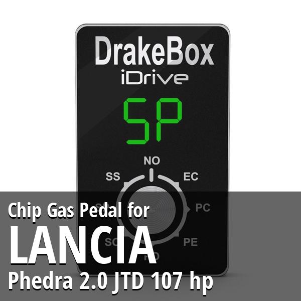 Chip Lancia Phedra 2.0 JTD 107 hp Gas Pedal