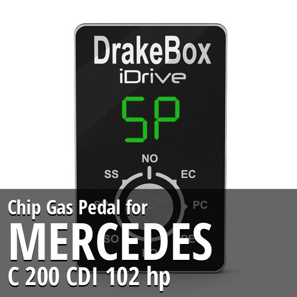 Chip Mercedes C 200 CDI 102 hp Gas Pedal