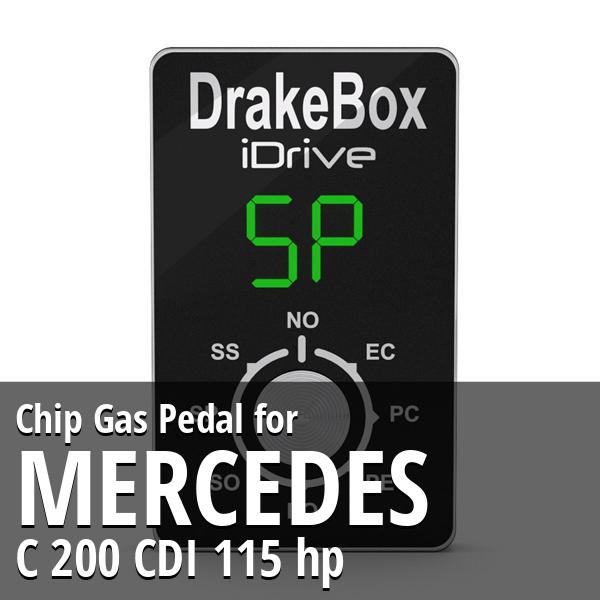 Chip Mercedes C 200 CDI 115 hp Gas Pedal