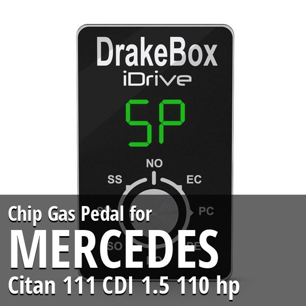 Chip Mercedes Citan 111 CDI 1.5 110 hp Gas Pedal