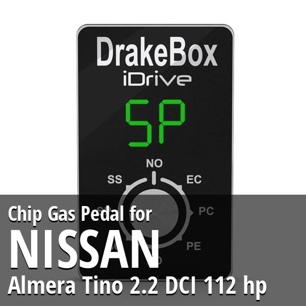 Chip Nissan Almera Tino 2.2 DCI 112 hp Gas Pedal