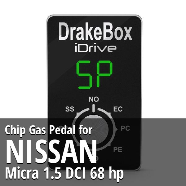 Chip Nissan Micra 1.5 DCI 68 hp Gas Pedal