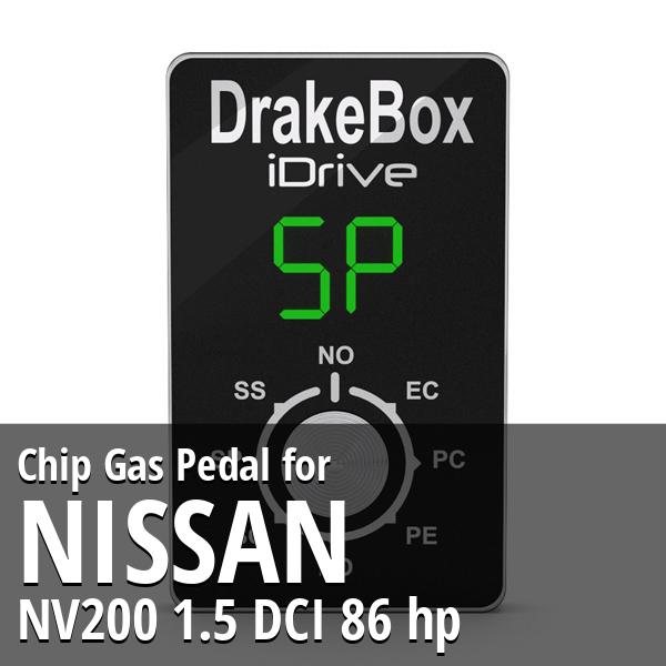 Chip Nissan NV200 1.5 DCI 86 hp Gas Pedal