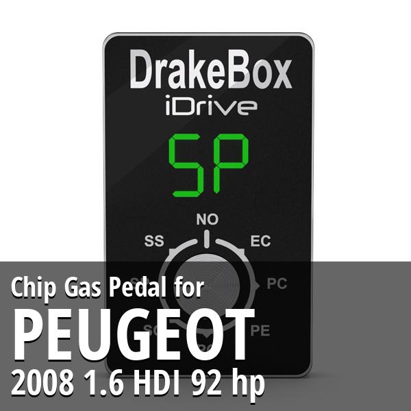Chip Peugeot 2008 1.6 HDI 92 hp Gas Pedal