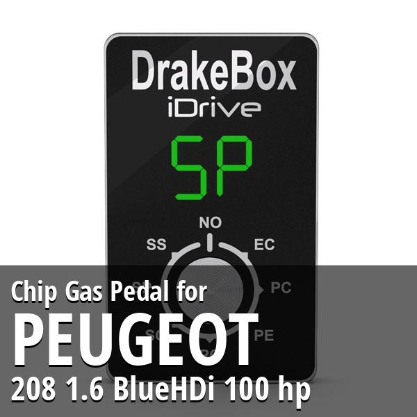 Chip Peugeot 208 1.6 BlueHDi 100 hp Gas Pedal