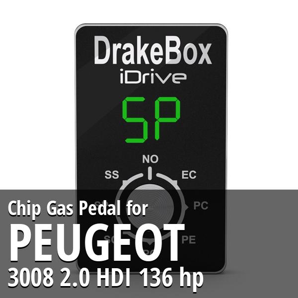 Chip Peugeot 3008 2.0 HDI 136 hp Gas Pedal