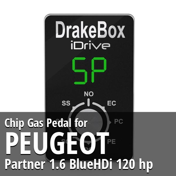 Chip Peugeot Partner 1.6 BlueHDi 120 hp Gas Pedal