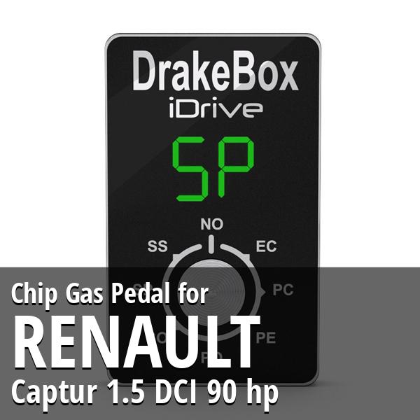 Chip Renault Captur 1.5 DCI 90 hp Gas Pedal