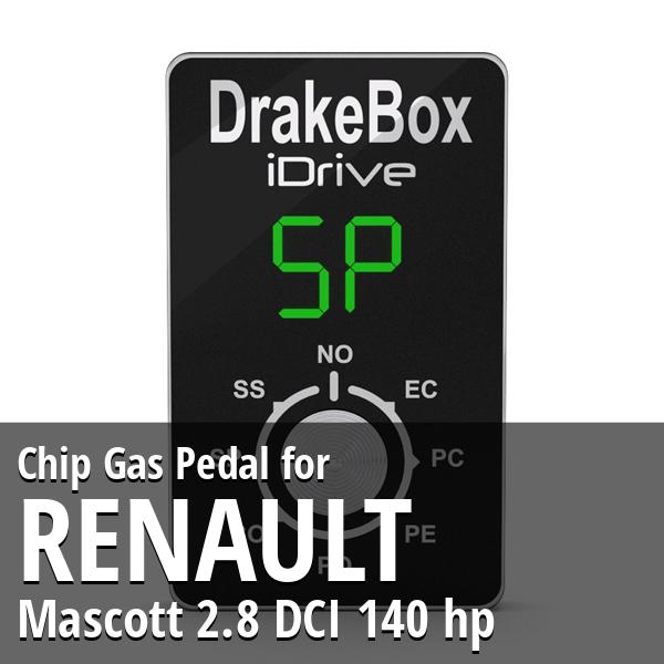 Chip Renault Mascott 2.8 DCI 140 hp Gas Pedal