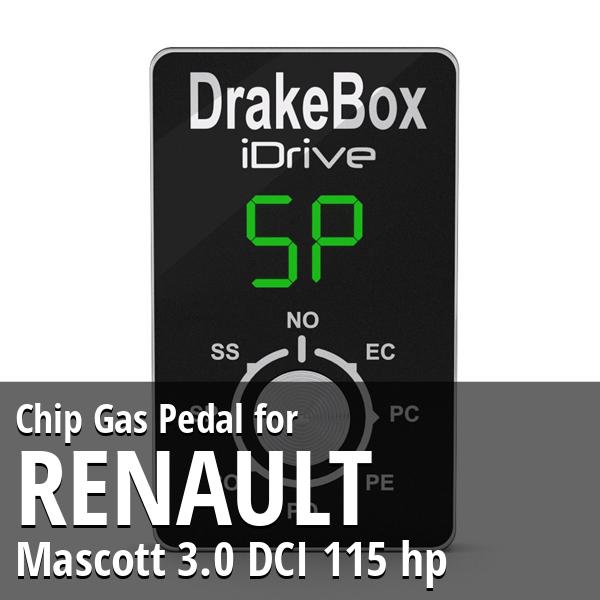 Chip Renault Mascott 3.0 DCI 115 hp Gas Pedal