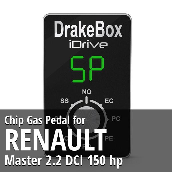 Chip Renault Master 2.2 DCI 150 hp Gas Pedal