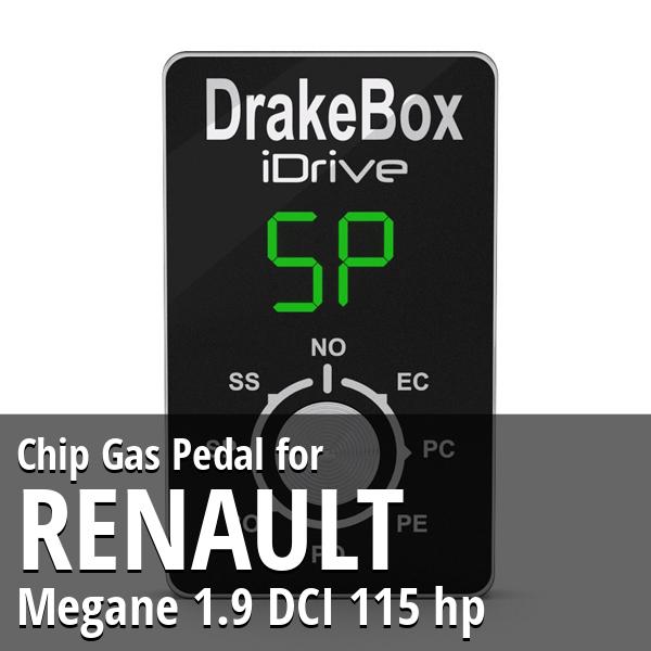 Chip Renault Megane 1.9 DCI 115 hp Gas Pedal