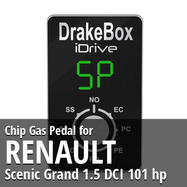 Chip Renault Scenic Grand 1.5 DCI 101 hp Gas Pedal