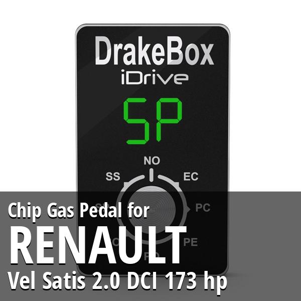 Chip Renault Vel Satis 2.0 DCI 173 hp Gas Pedal