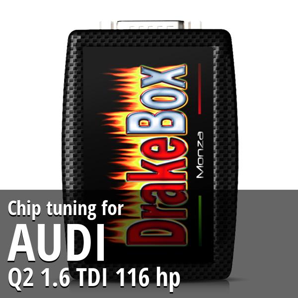 Chip tuning Audi Q2 1.6 TDI 116 hp