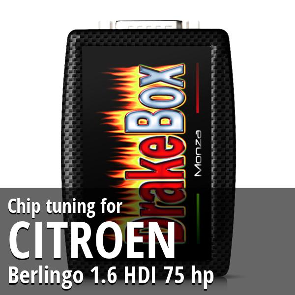 Chip tuning Citroen Berlingo 1.6 HDI 75 hp