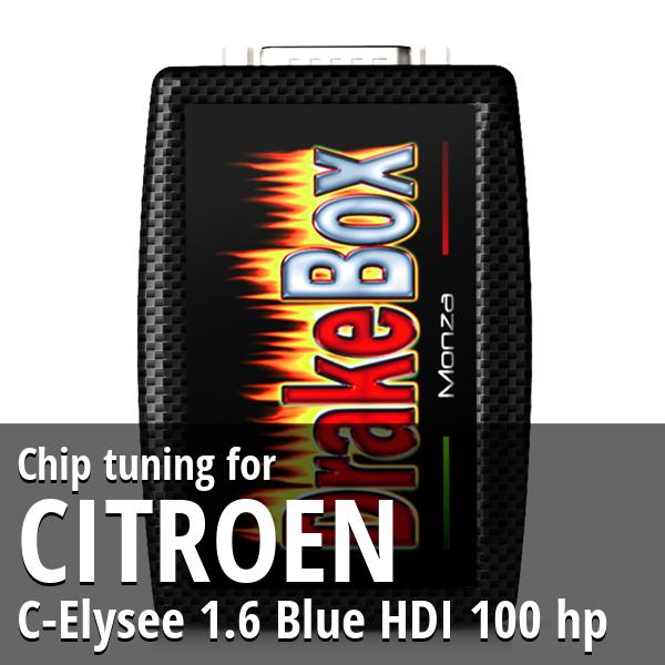 Chip tuning Citroen C-Elysee 1.6 Blue HDI 100 hp