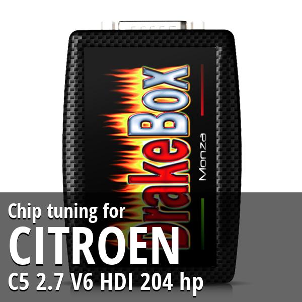 Chip tuning Citroen C5 2.7 V6 HDI 204 hp