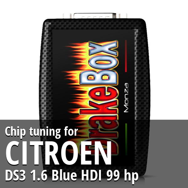 Chip tuning Citroen DS3 1.6 Blue HDI 99 hp