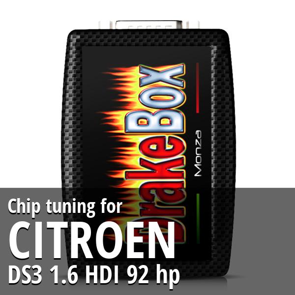 Chip tuning Citroen DS3 1.6 HDI 92 hp