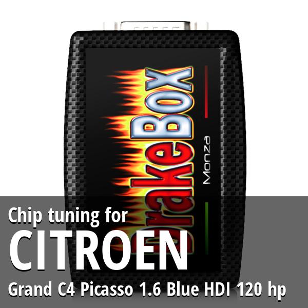 Chip tuning Citroen Grand C4 Picasso 1.6 Blue HDI 120 hp