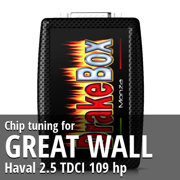 Chip tuning Great Wall Haval 2.5 TDCI 109 hp