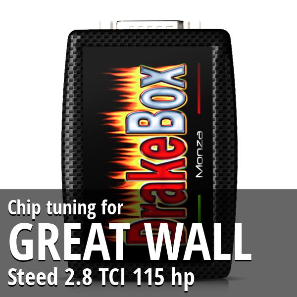Chip tuning Great Wall Steed 2.8 TCI 115 hp