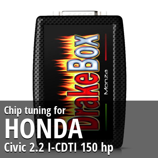 Chip tuning Honda Civic 2.2 I-CDTI 150 hp