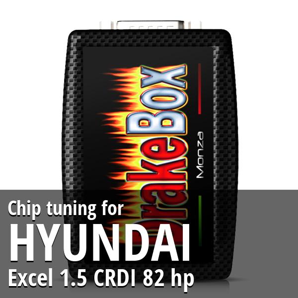 Chip tuning Hyundai Excel 1.5 CRDI 82 hp