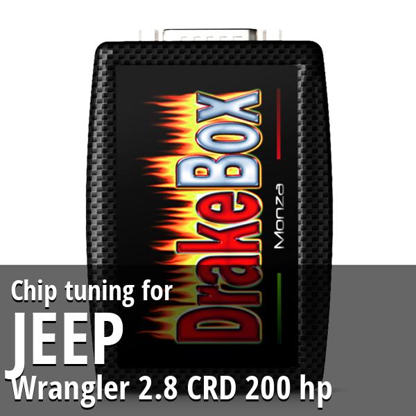 Chip tuning Jeep Wrangler 2.8 CRD 200 hp