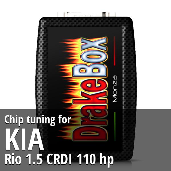 Chip tuning Kia Rio 1.5 CRDI 110 hp