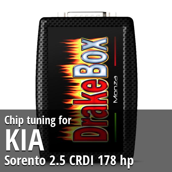 Chip tuning Kia Sorento 2.5 CRDI 178 hp