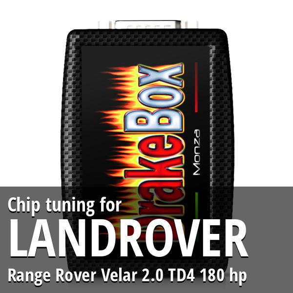 Chip tuning Landrover Range Rover Velar 2.0 TD4 180 hp