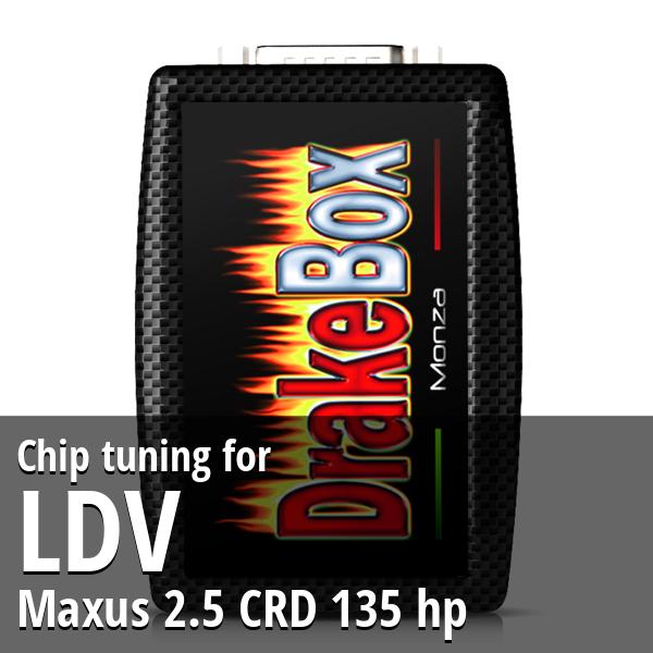 Chip tuning LDV Maxus 2.5 CRD 135 hp