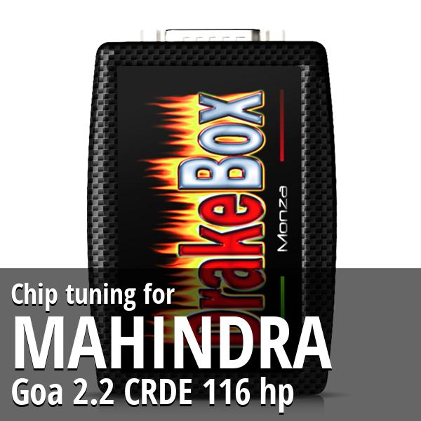 Chip tuning Mahindra Goa 2.2 CRDE 116 hp