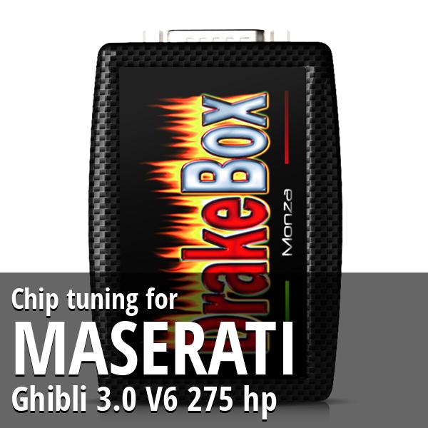 Chip tuning Maserati Ghibli 3.0 V6 275 hp