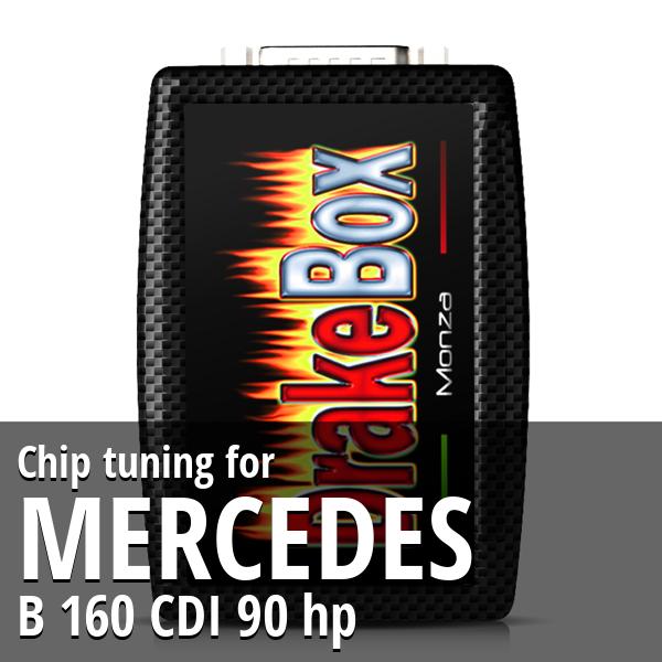Chip tuning Mercedes B 160 CDI 90 hp