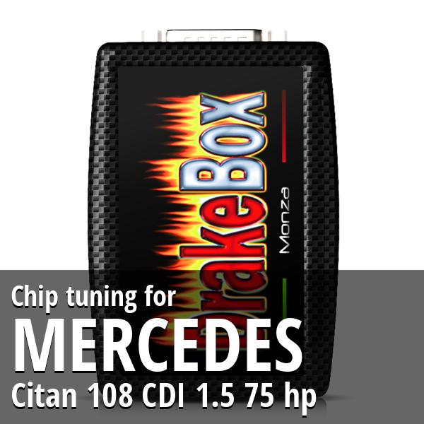 Chip tuning Mercedes Citan 108 CDI 1.5 75 hp