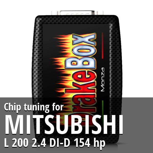 Chip tuning Mitsubishi L 200 2.4 DI-D 154 hp