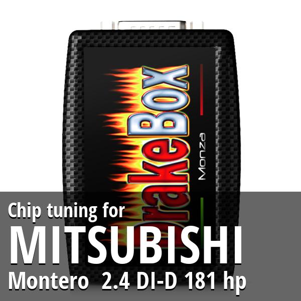 Chip tuning Mitsubishi Montero 2.4 DI-D 181 hp