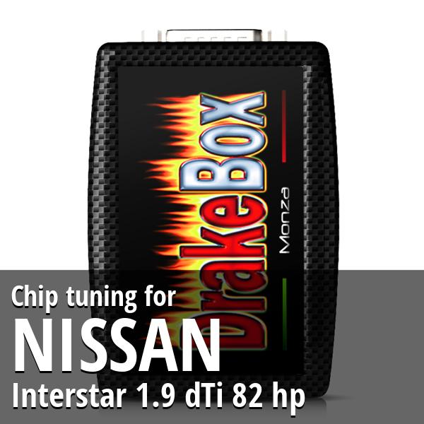 Chip tuning Nissan Interstar 1.9 dTi 82 hp